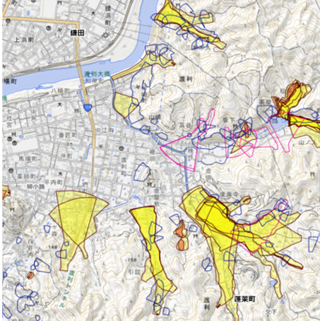 土砂災害警戒区域マップ